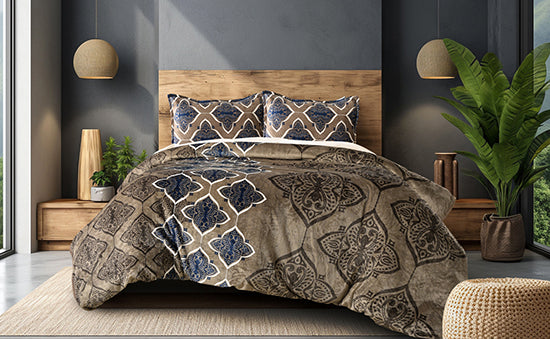 Fitted Plush Warm BedSheet - King Size