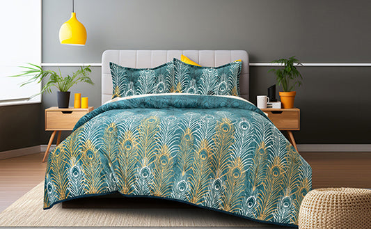 Fitted Plush Warm BedSheet - King Size