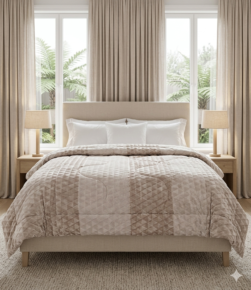 Rose Petal Extra Plush Warm Quilt