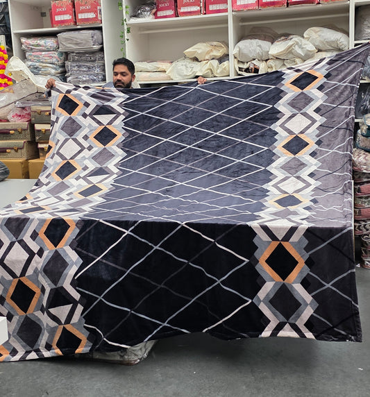 Printed All-Season Duvet Cover – Reversible