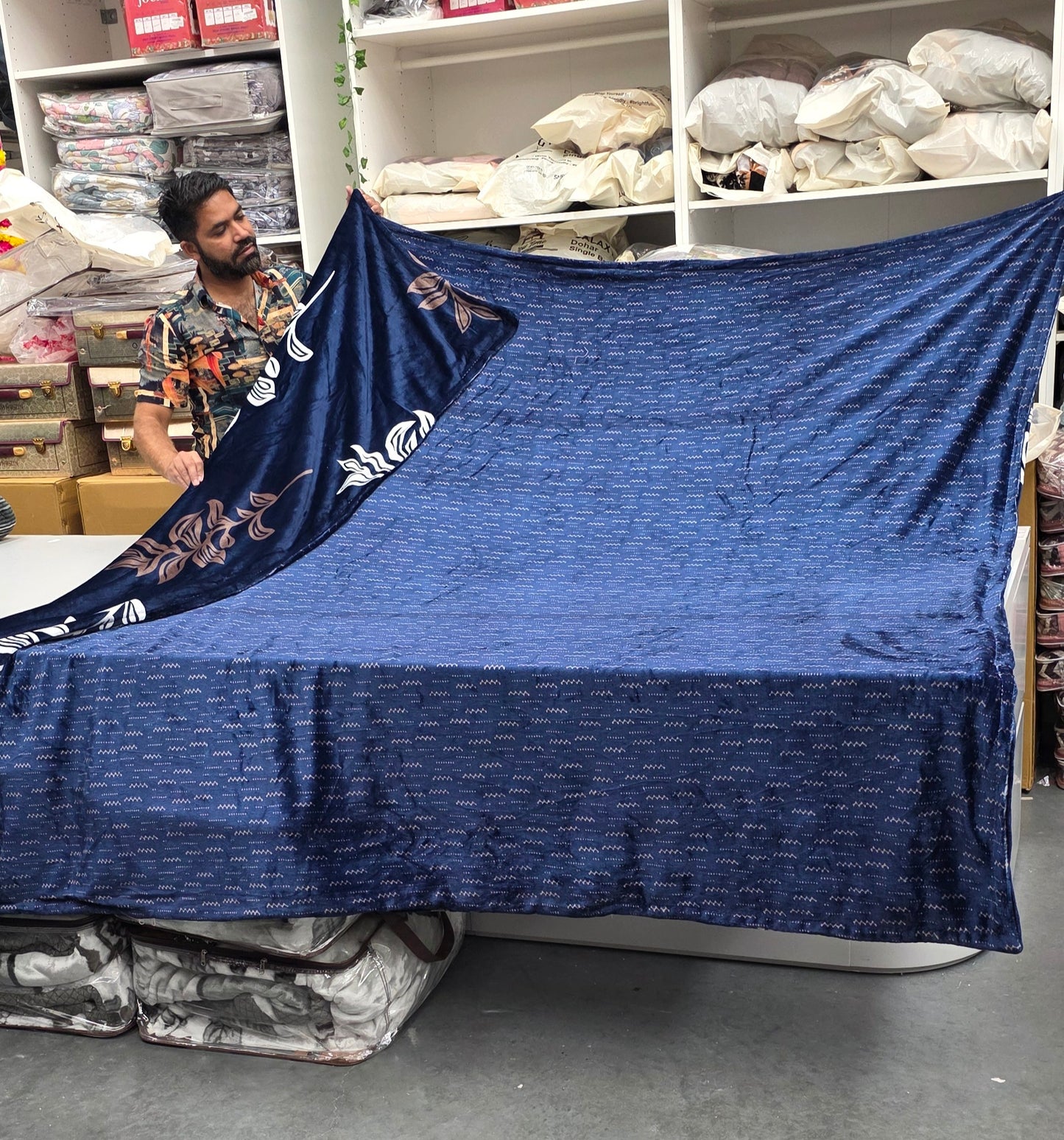 Printed All-Season Duvet Cover – Reversible