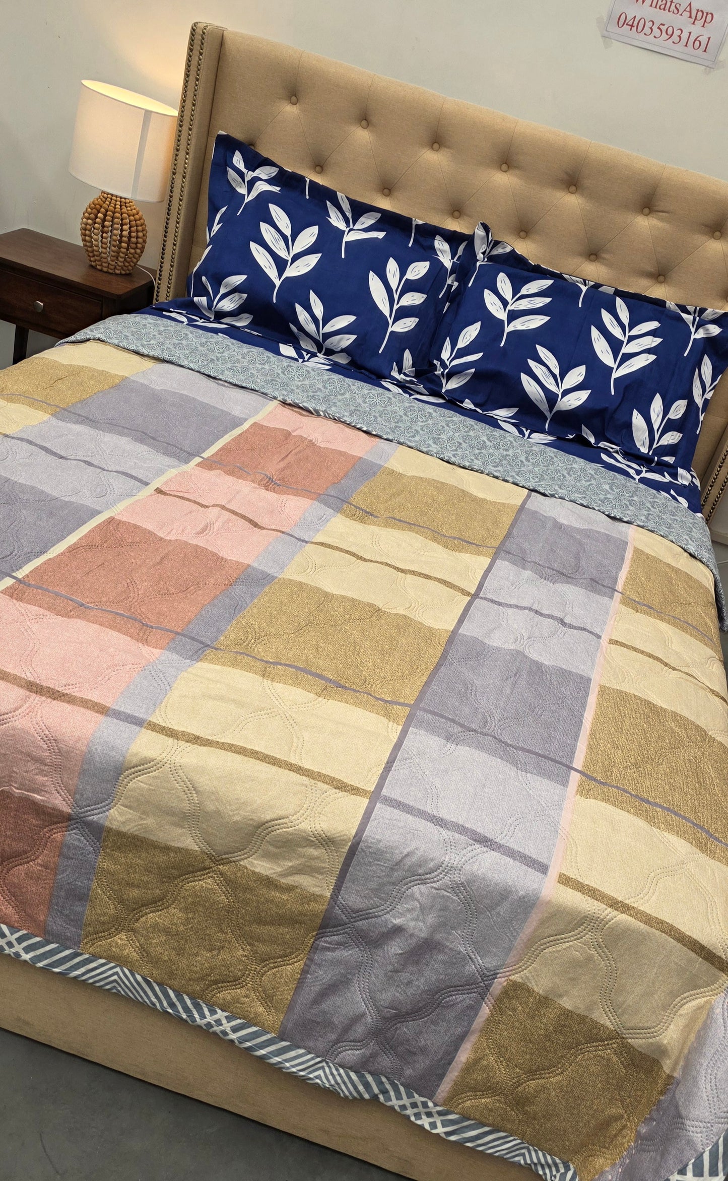 Cotton Comforter – Reversible & Lightweight