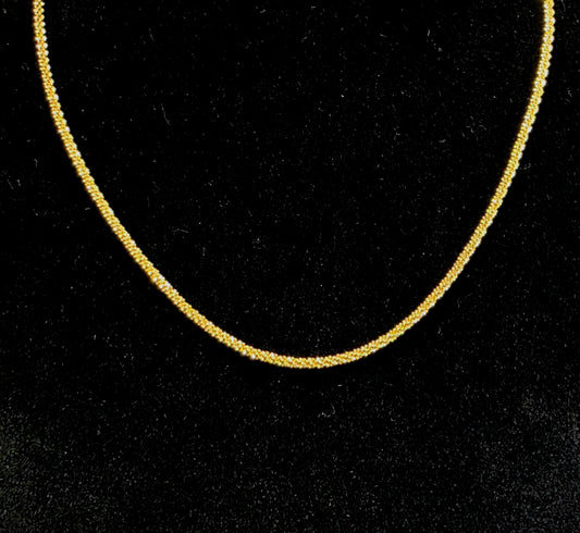18K Gold-Plated Chain, Waterproof & Tarnish-Resistant