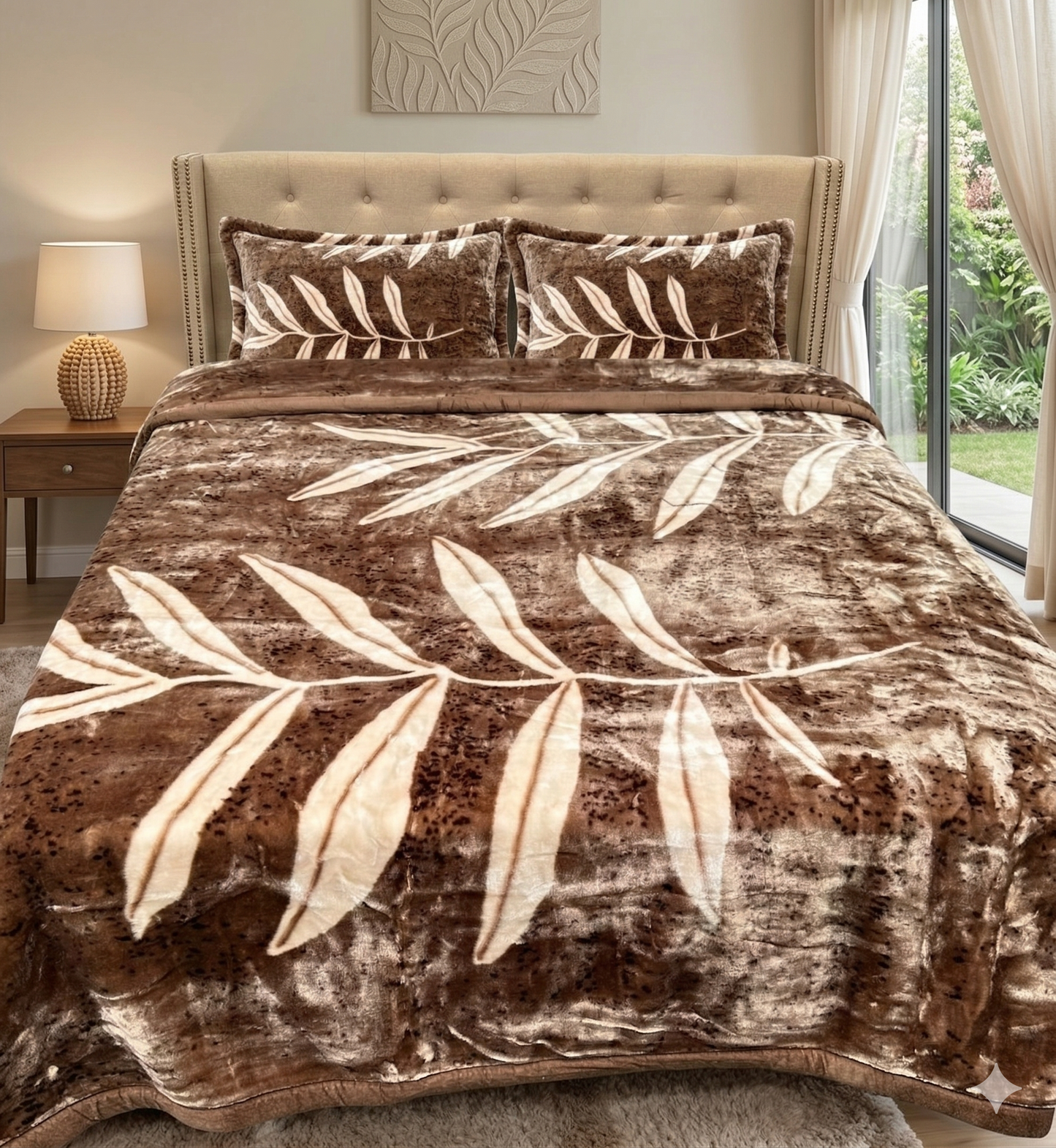 Soft Reversible Heavy Blanket - 2 Ply