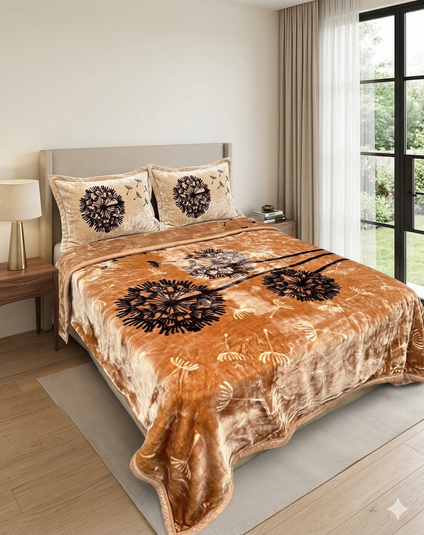 Soft Reversible Heavy Blanket - 2 Ply