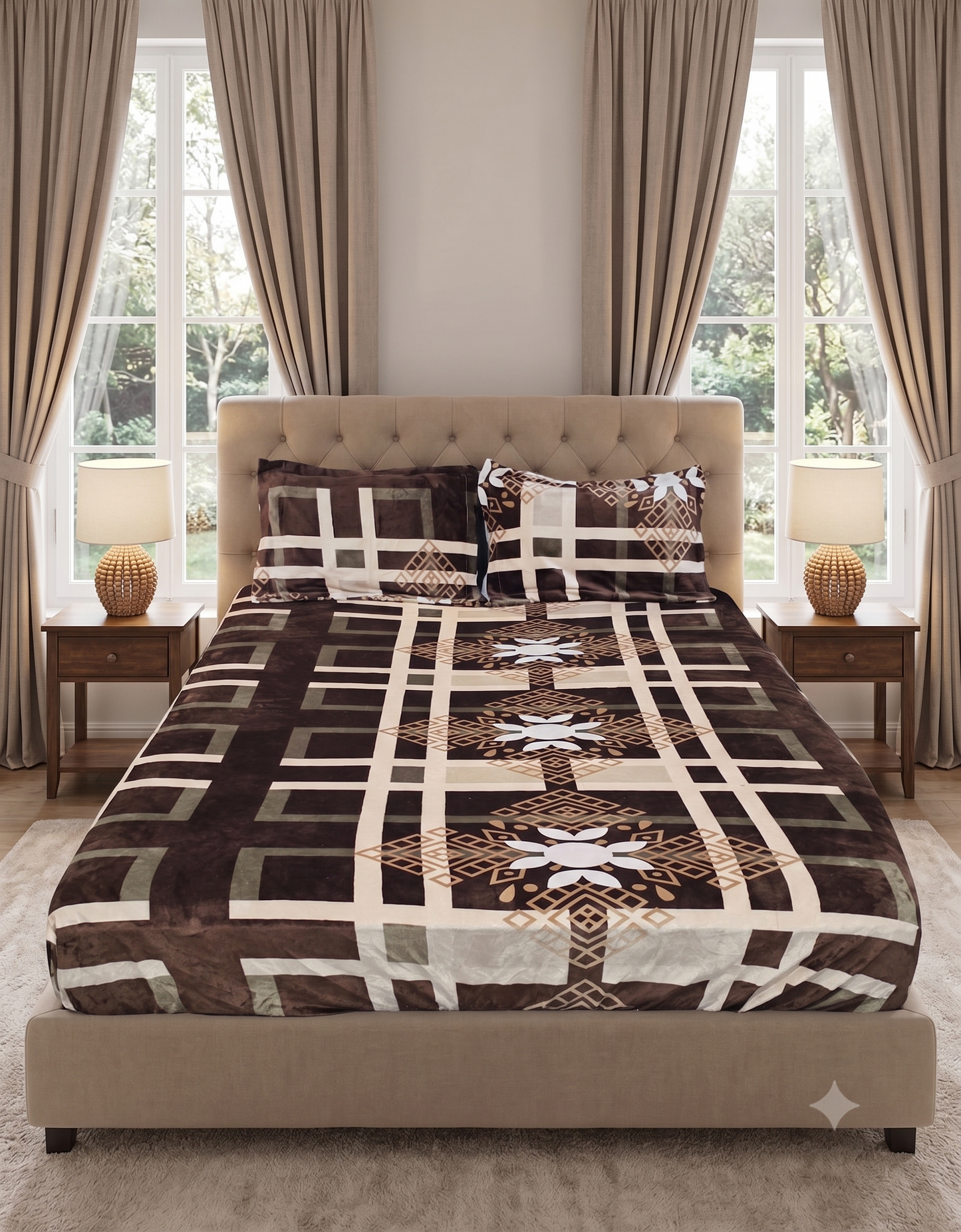 Bedsheet Set - Fitted King Size
