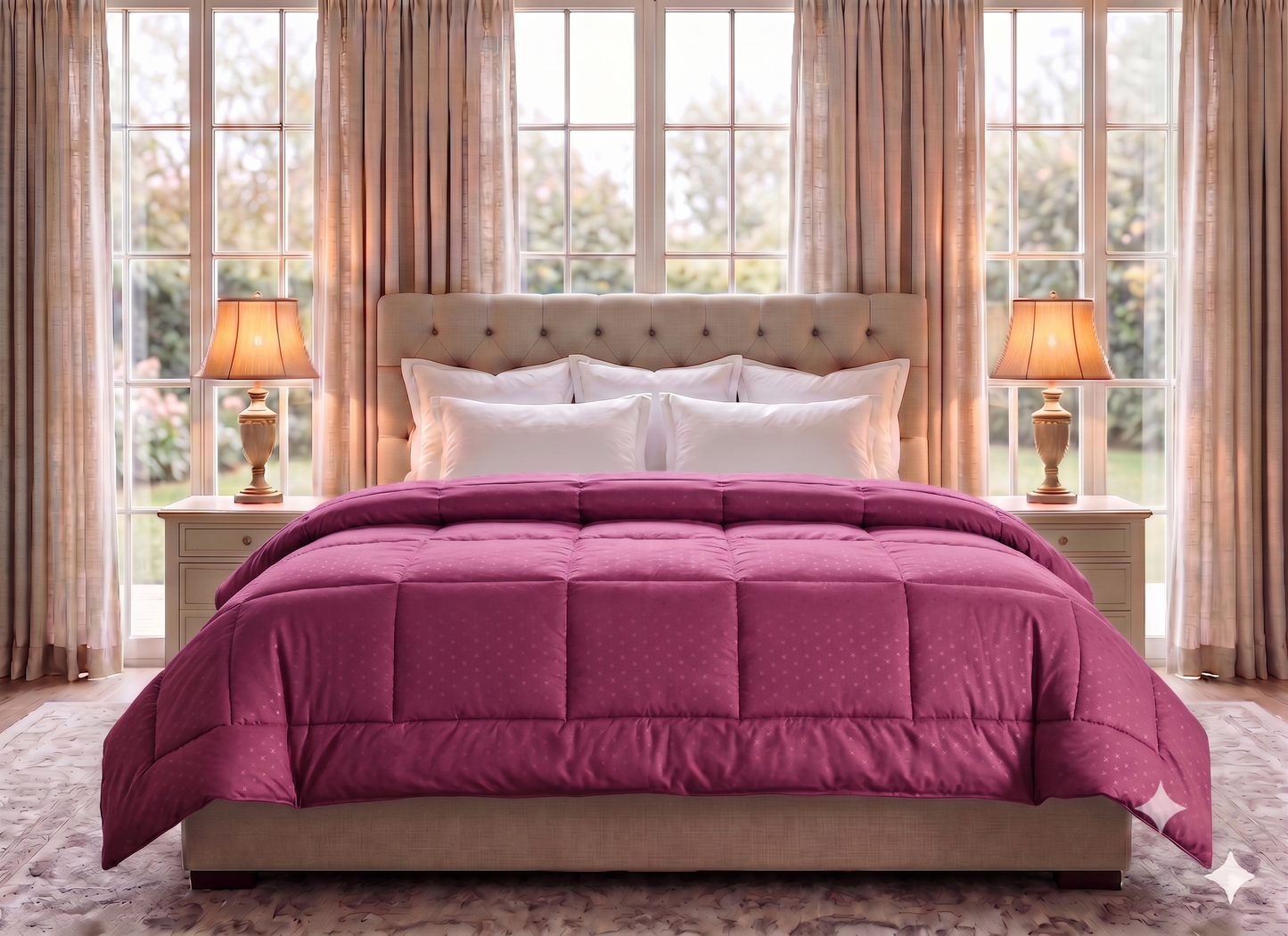 Pure Cotton Quilt - Reversible Design
