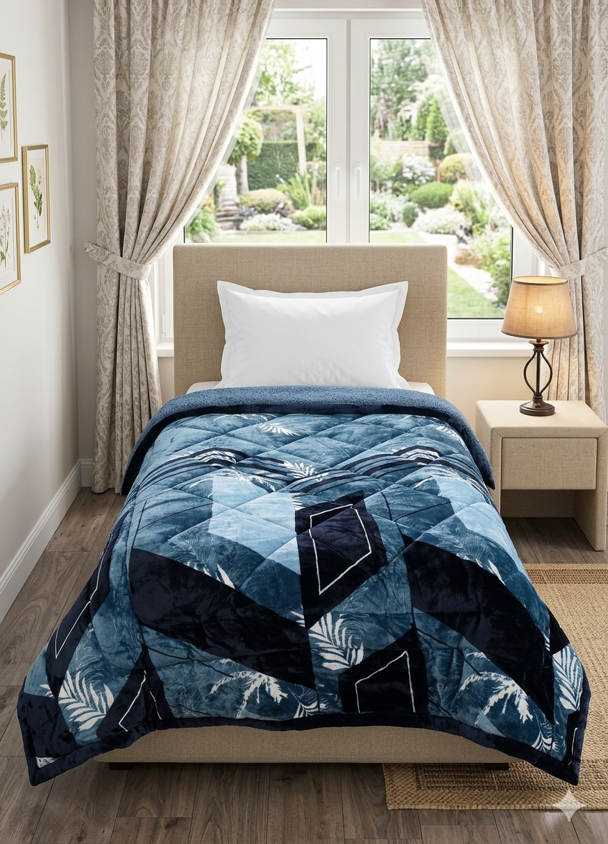 Single Bed Quilt - Sherpa Wool
