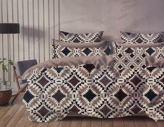 Fitted Bedsheet Set - Elastic Fit - Double Bed