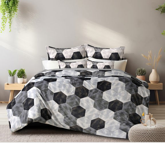 Printed All-Season Duvet Cover – Reversible