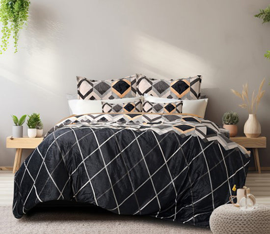 Printed All-Season Duvet Cover – Reversible