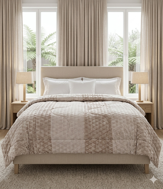 Rose Petal Extra Plush Warm Quilt