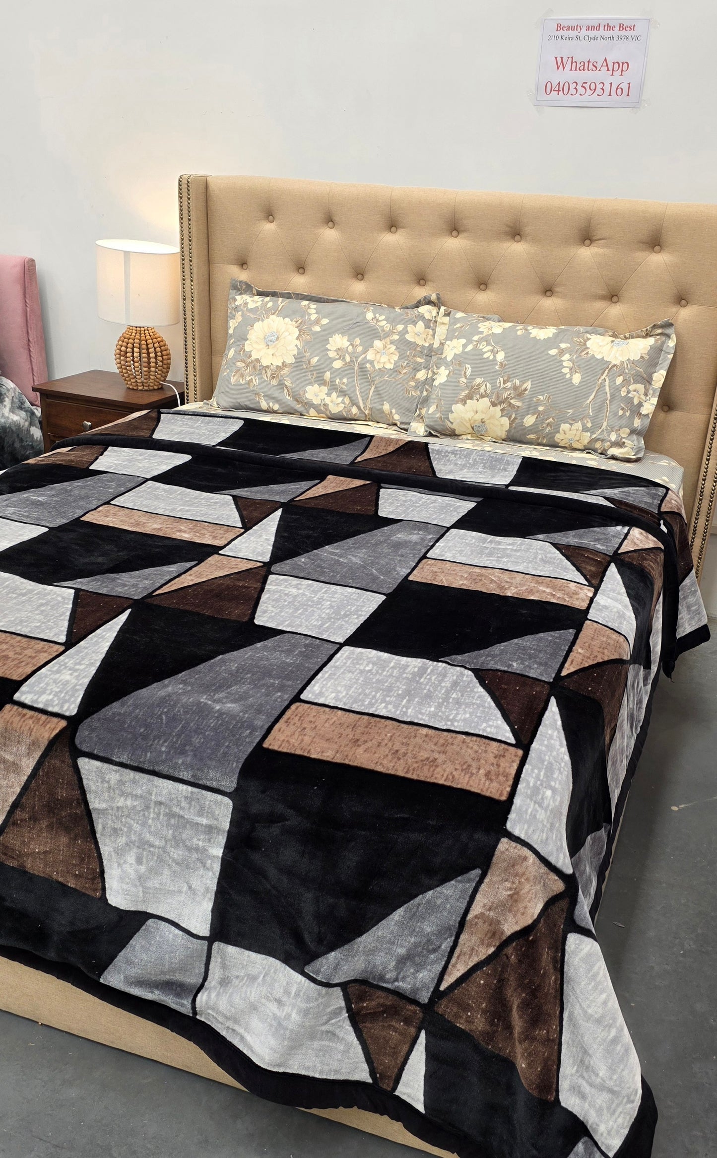 Allysa Ultra-Soft Reversible Blanket - 2 Ply