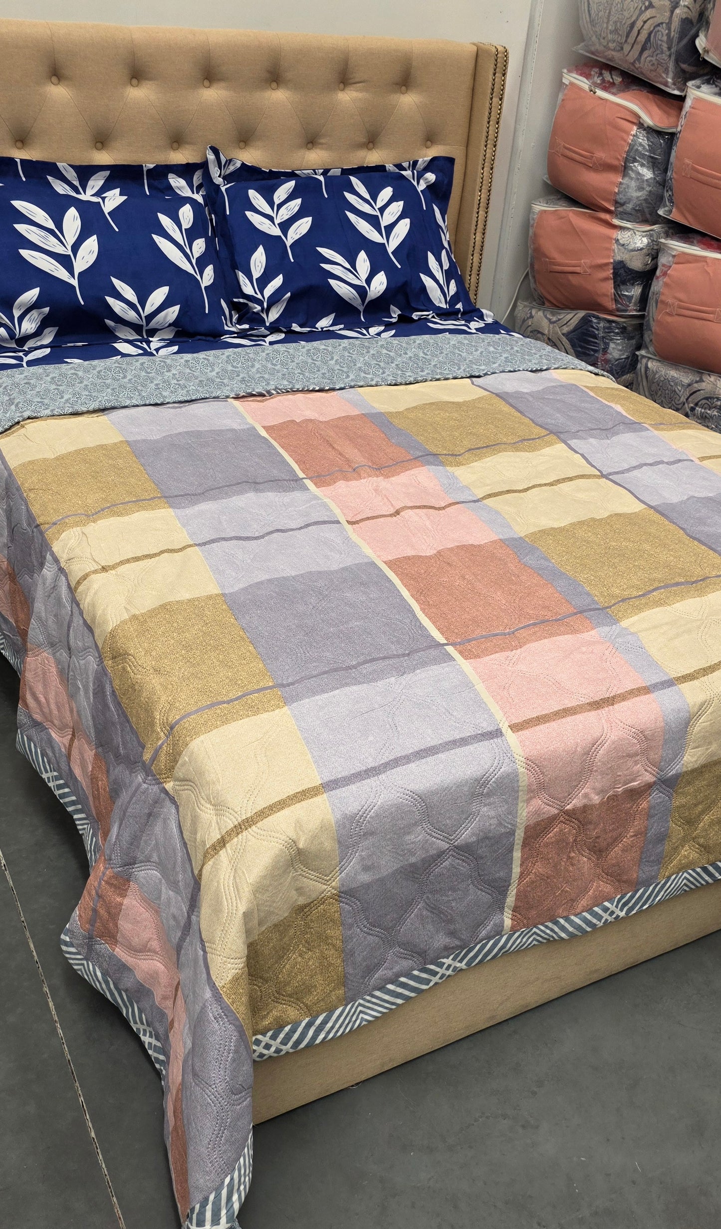 Cotton Comforter – Reversible & Lightweight