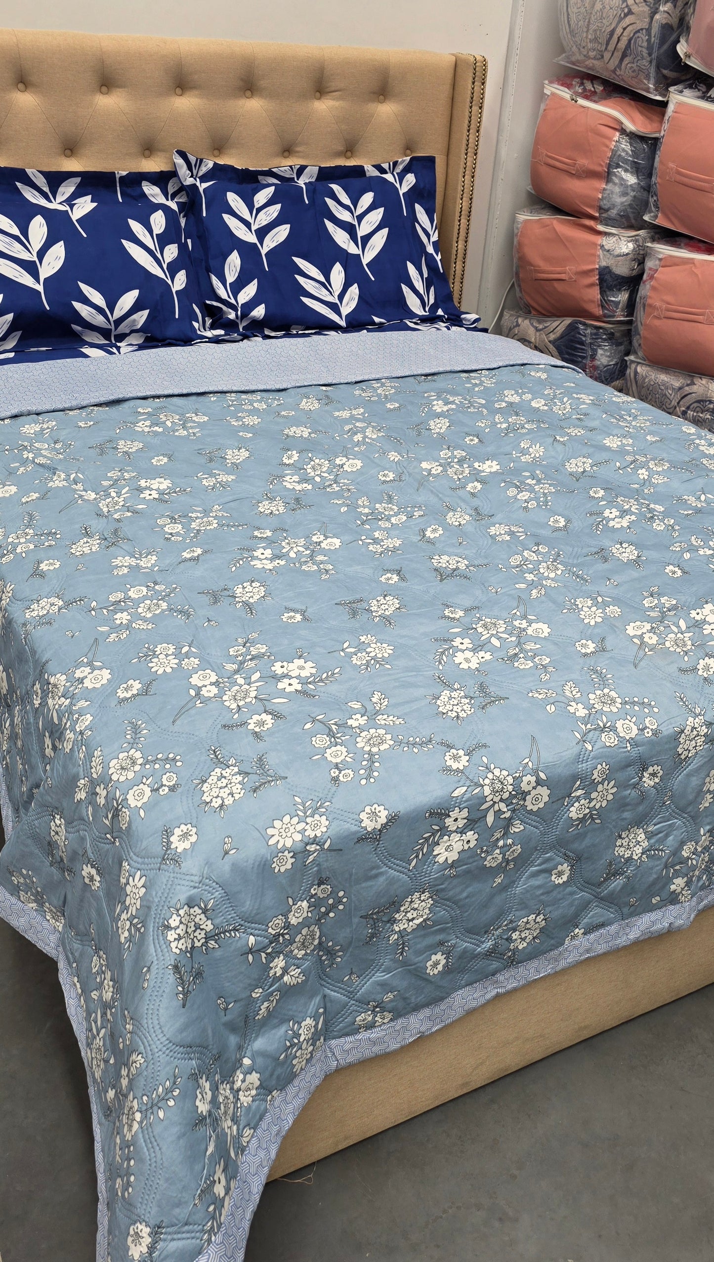 Cotton Comforter – Reversible & Lightweight