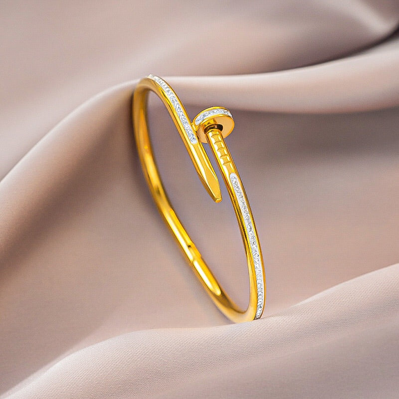 18K Gold-Plated Designer Bracelet Combo Set - Anti Tarnish