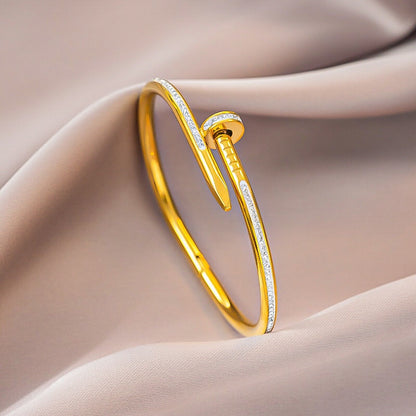 18K Gold-Plated Designer Bracelet Combo Set - Anti Tarnish