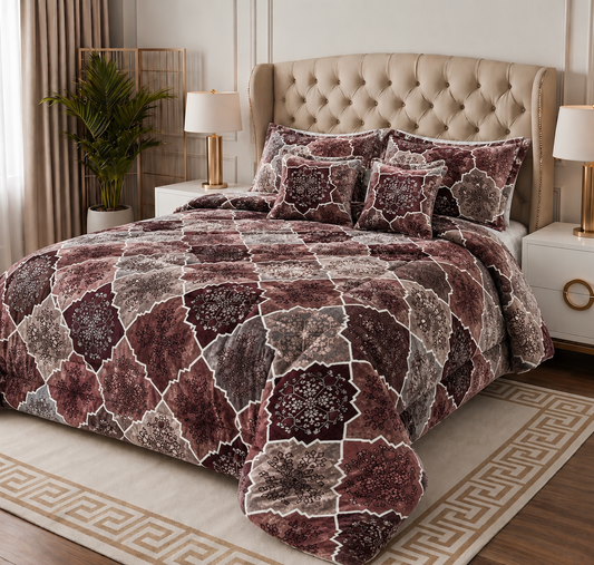 Luxury Plush Quilts – The Ultimate Comfort & Elegance in 6 Pc Set