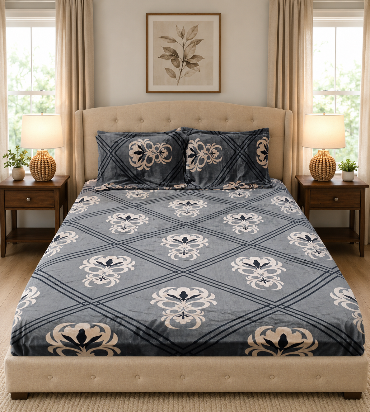 Bedsheet Set - Fitted King Size