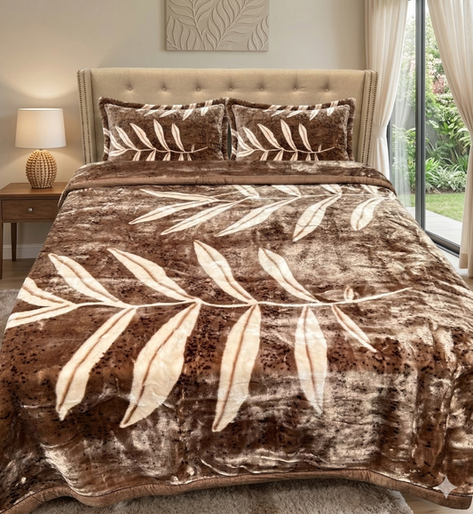 Soft Reversible Heavy Blanket - 2 Ply