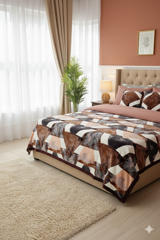 Allysa Ultra-Soft Reversible Blanket - 2 Ply