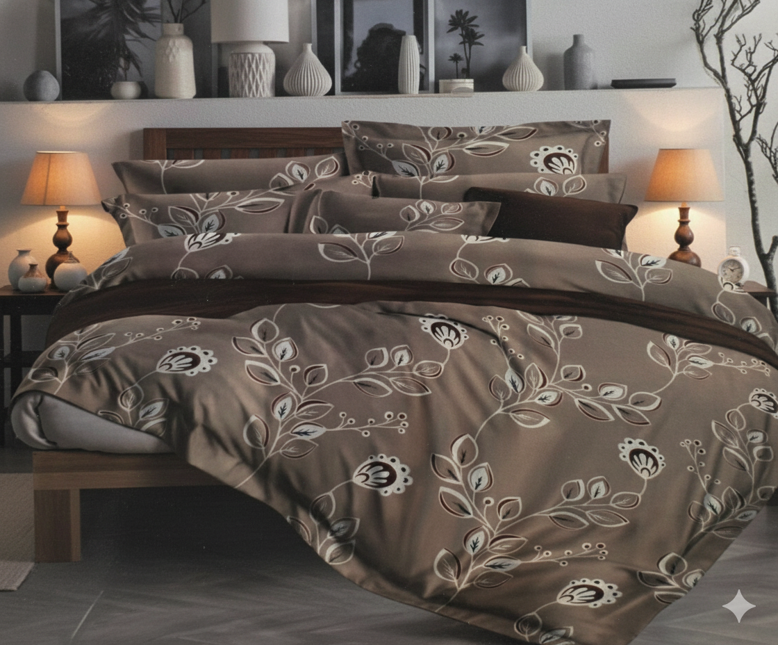 Fitted Bedsheet Set - Elastic Fit - Double Bed