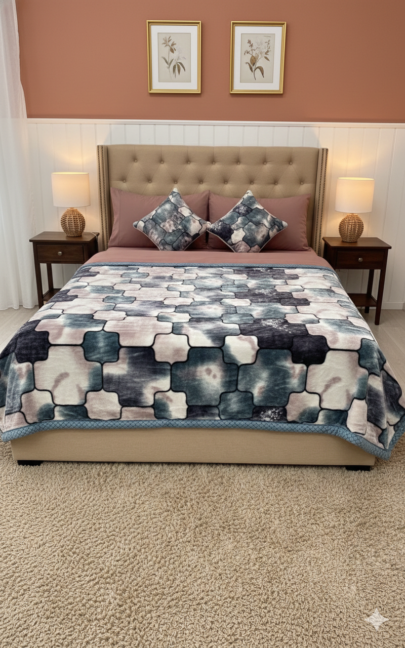 Monte Carlo Cloudy Blanket - 2 Ply