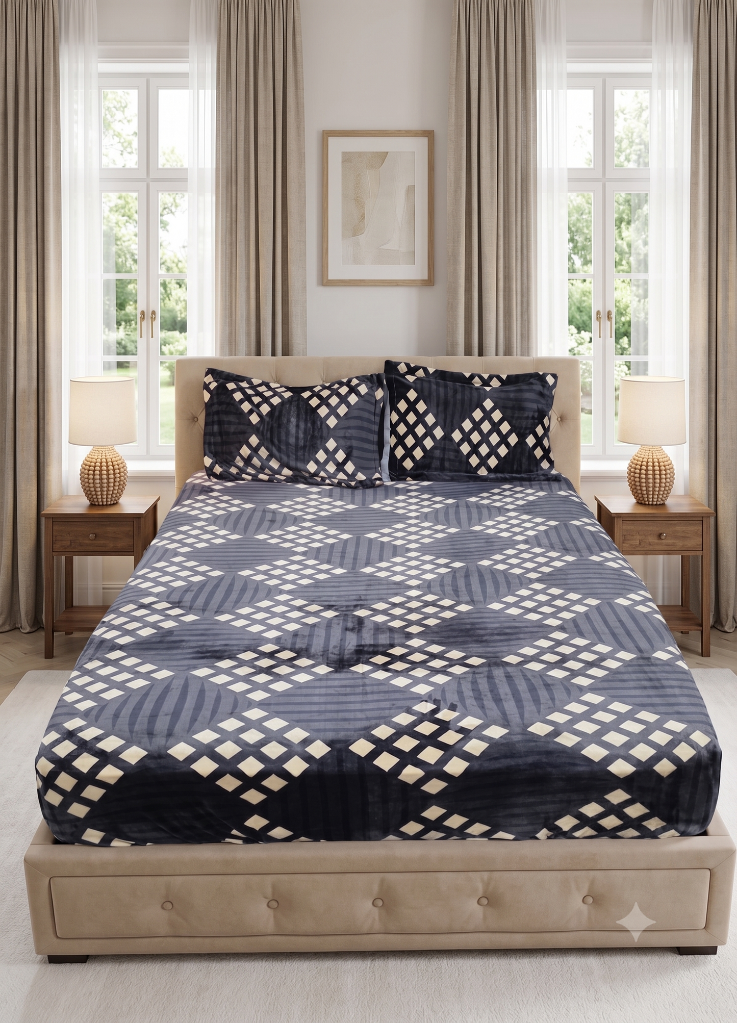 Bedsheet Set - Fitted King Size