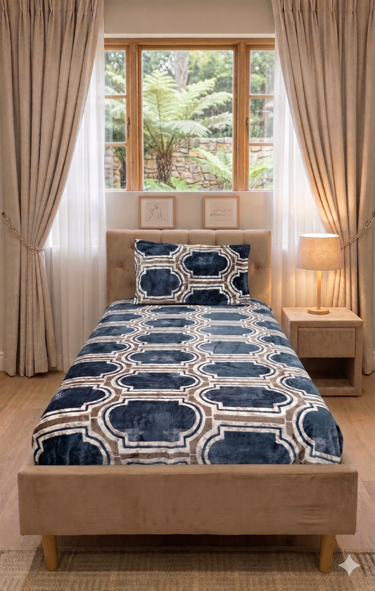 Single Bed Warm Bedsheet Set
