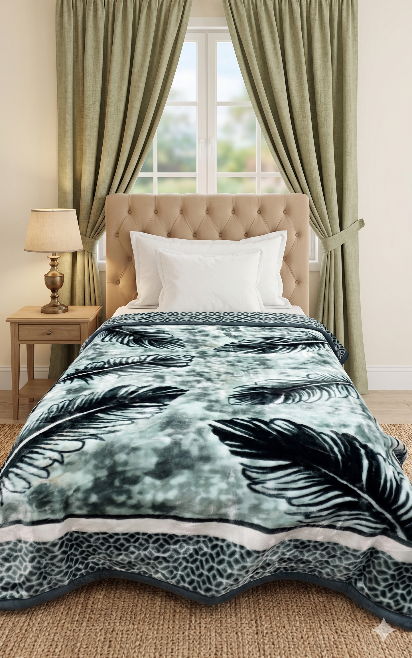 Single Bed Blanket - Reversible Design