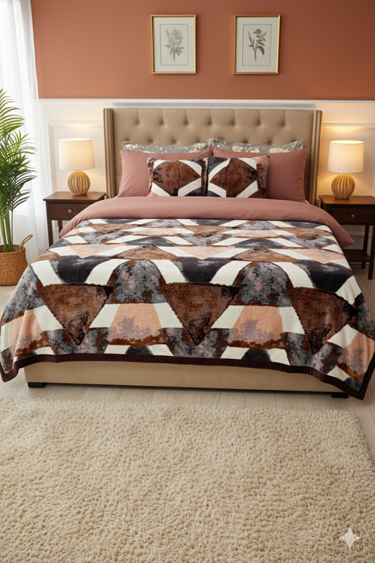 Allysa Ultra-Soft Reversible Blanket - 2 Ply