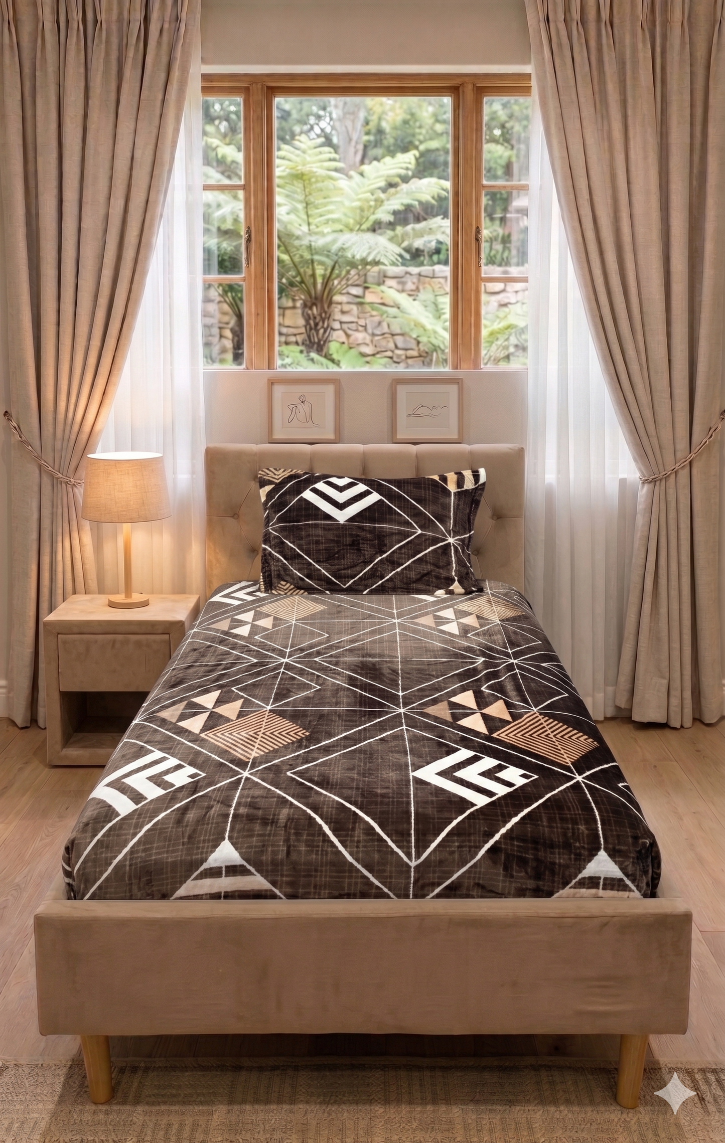 Single Bed Warm Bedsheet Set