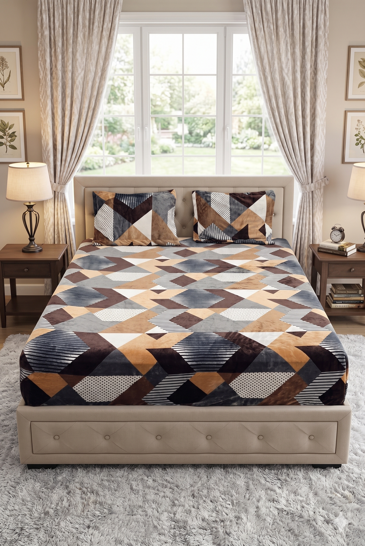 Bedsheet Set - Fitted King Size