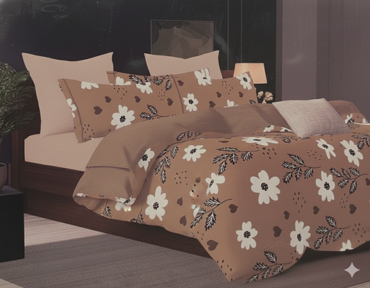 Fitted Bedsheet Set - Elastic Fit - Double Bed