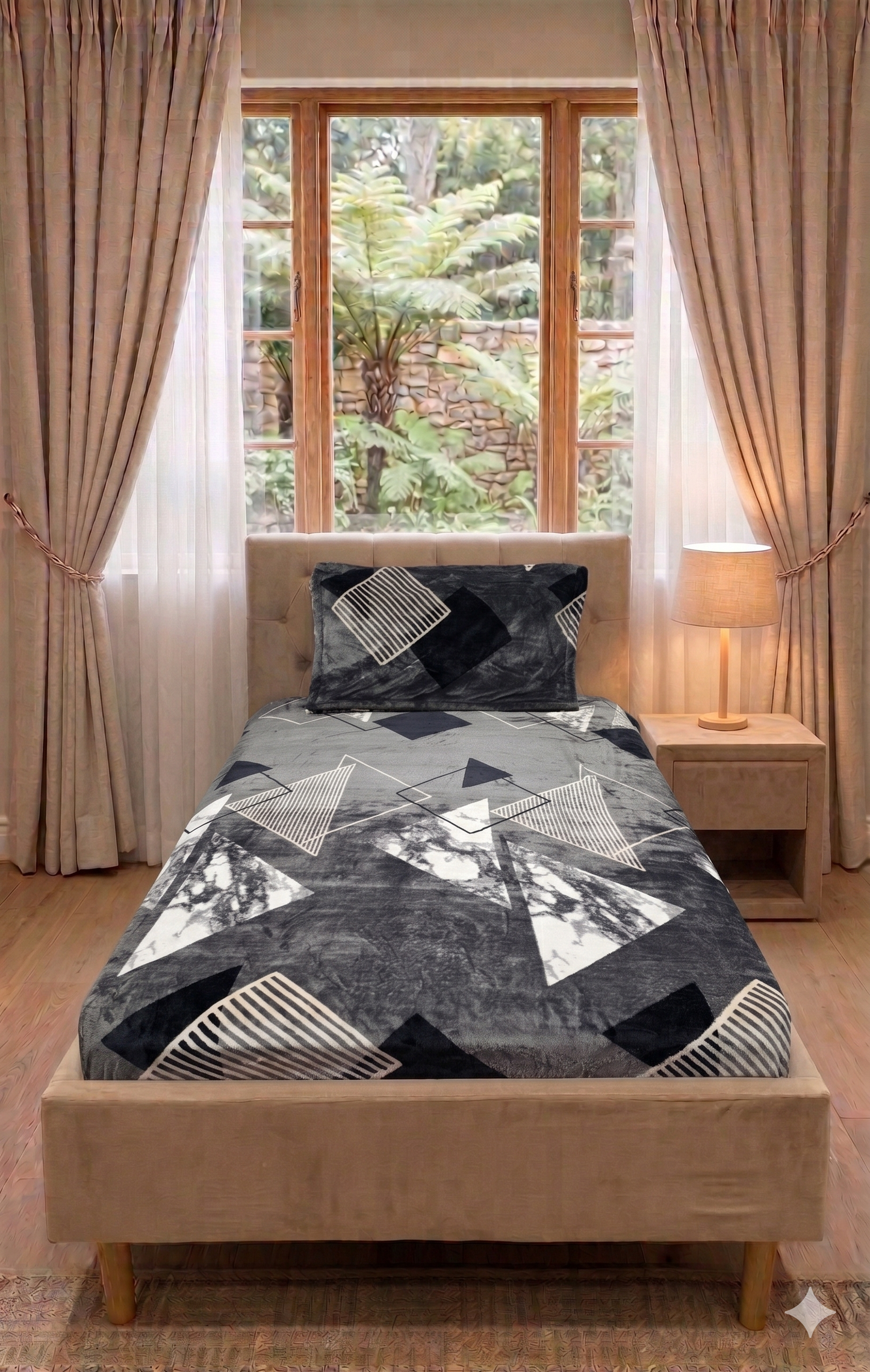 Single Bed Warm Bedsheet Set