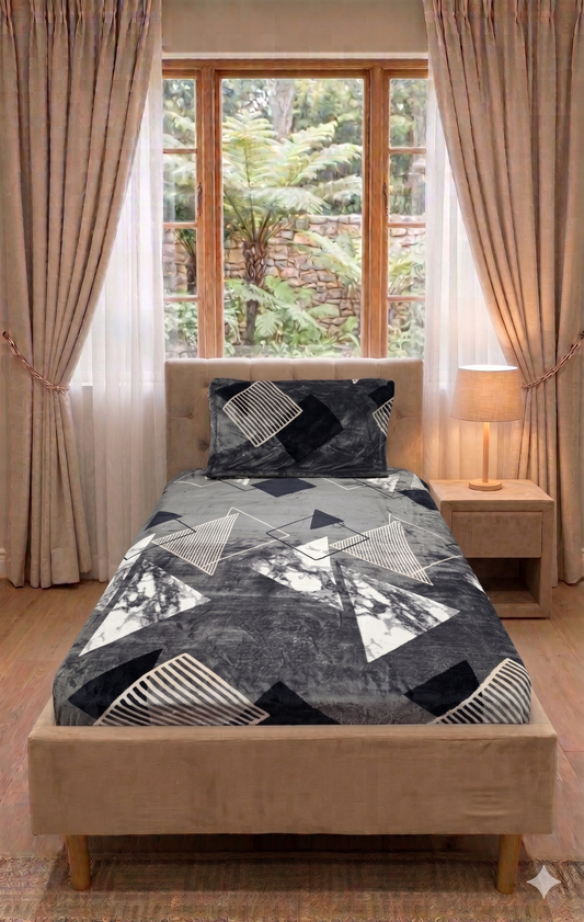 Single Bed Warm Bedsheet Set