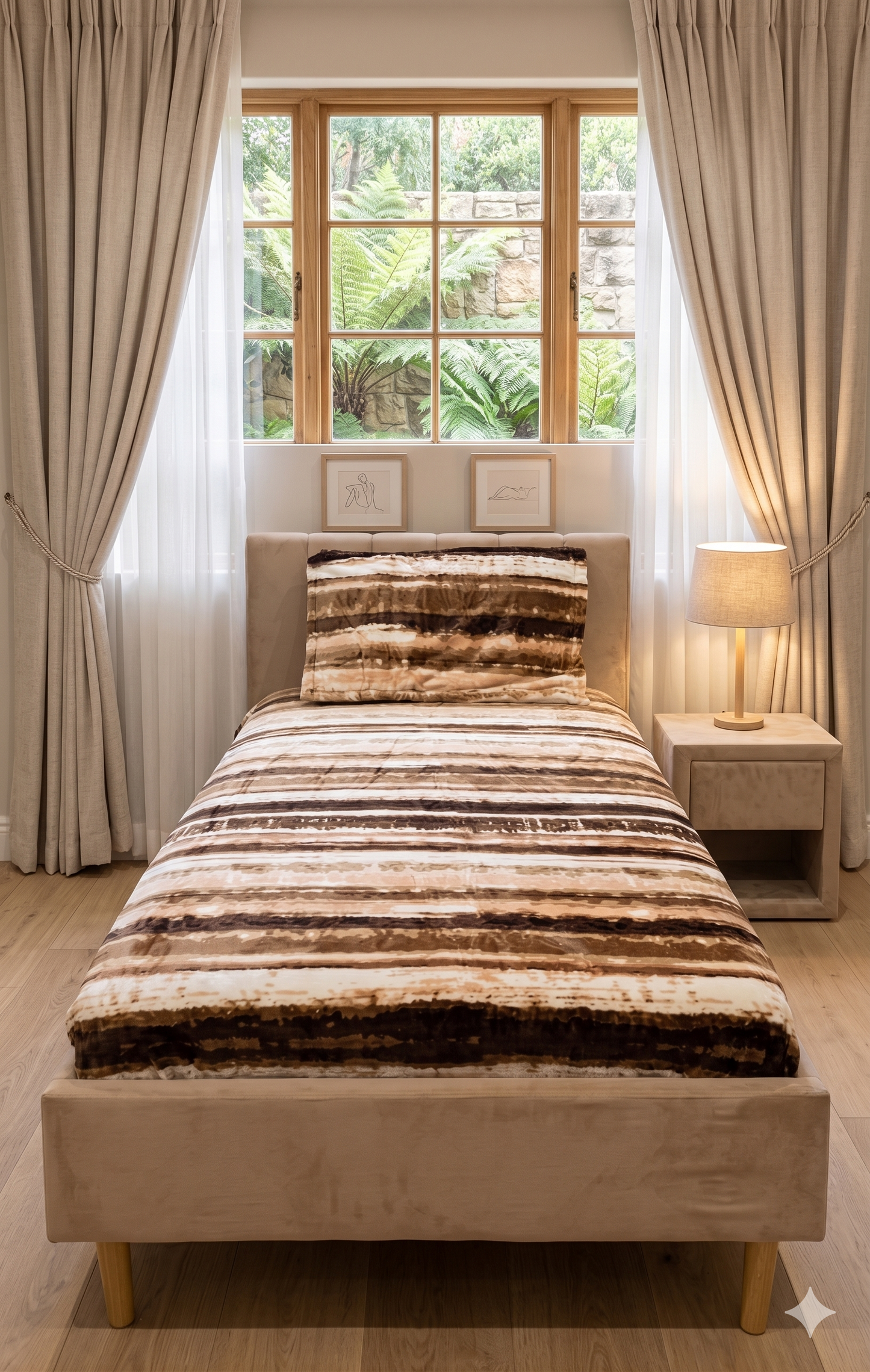 Single Bed Warm Bedsheet Set