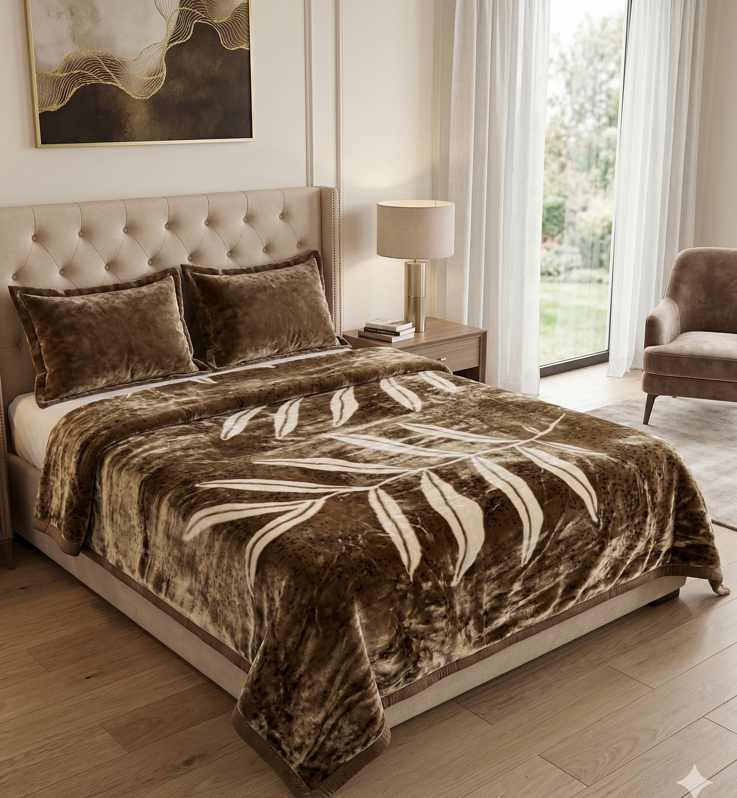 Soft Reversible Heavy Blanket - 2 Ply