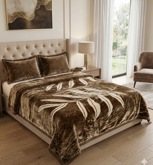 Soft Reversible Heavy Blanket - 2 Ply