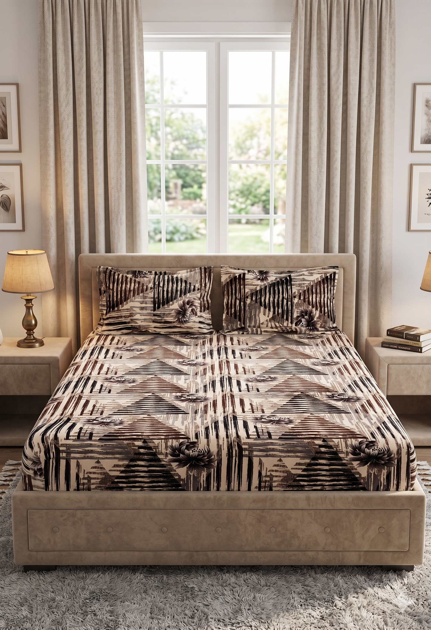 Bedsheet Set - Fitted King Size