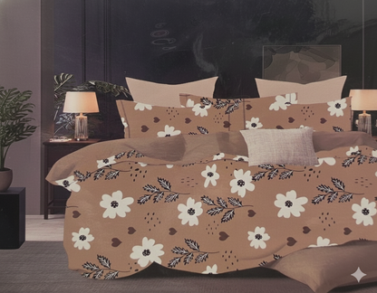 Fitted Bedsheet Set - Elastic Fit - Double Bed