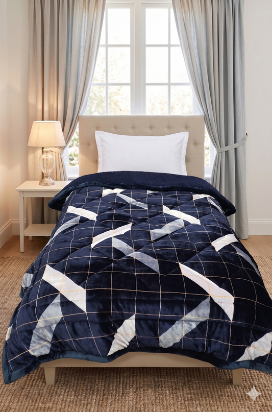 Single Bed Quilt - Sherpa Wool