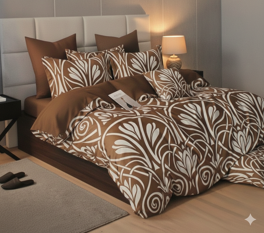 Fitted Bedsheet Set - Elastic Fit - Double & Queen Bed