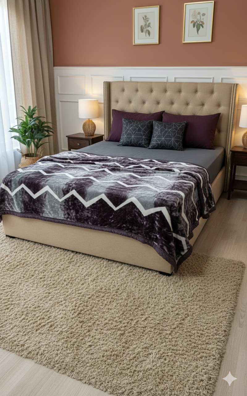 Monte Carlo Cloudy Blanket - 2 Ply