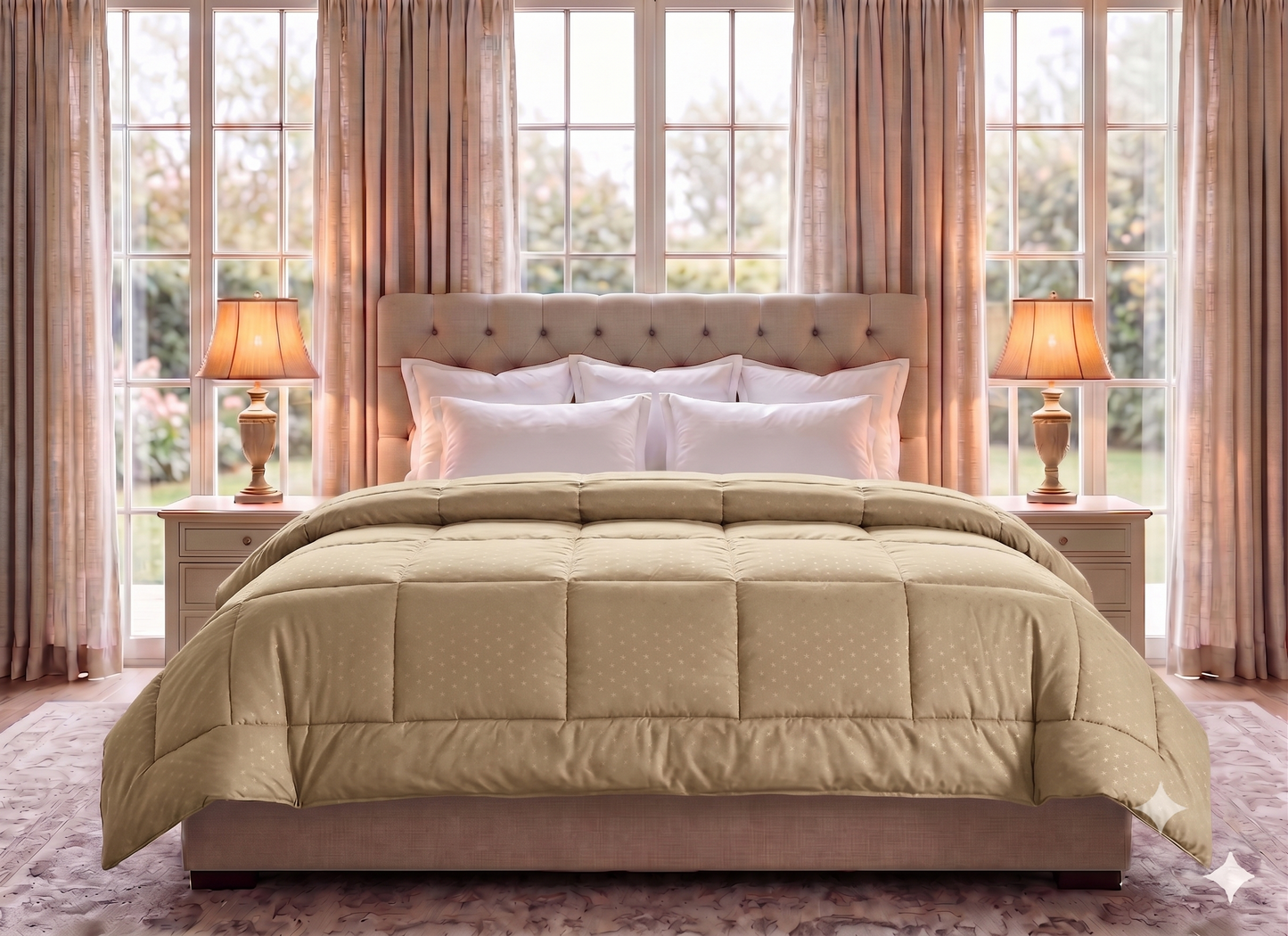 Pure Cotton Quilt - Reversible Design