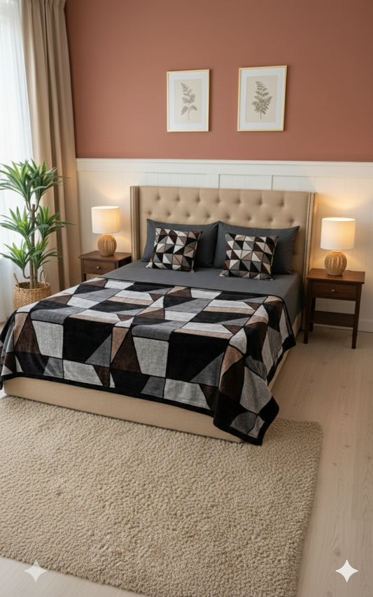 Allysa Ultra-Soft Reversible Blanket - 2 Ply