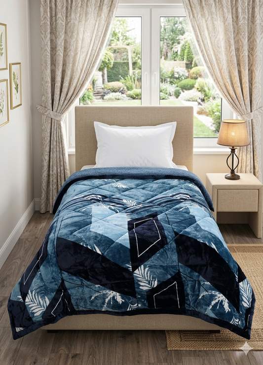 Single Bed Quilt - Sherpa Wool