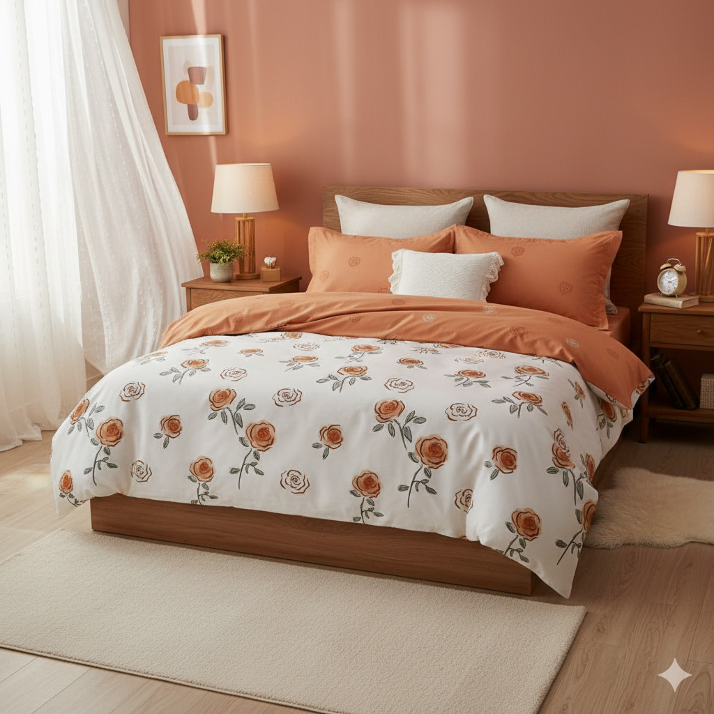 King-Size Fitted Bedsheet Set