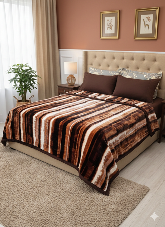 Allysa Ultra-Soft Reversible Blanket - 2 Ply