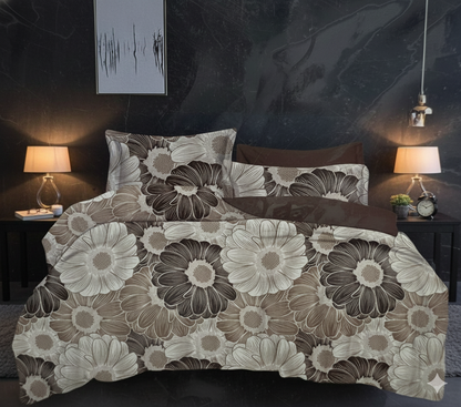 Fitted Bedsheet Set - Elastic Fit - Double & Queen Bed